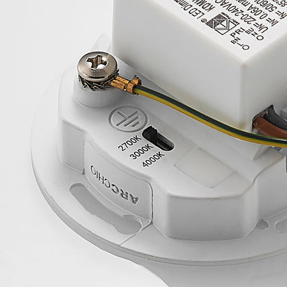 Wall Light Modern White LED Recessed Fixture