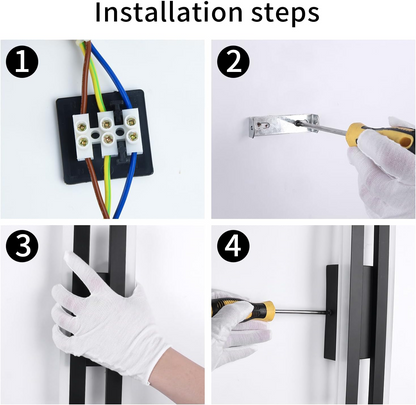 Aplique de pared LED de metal acrílico, accesorio de iluminación