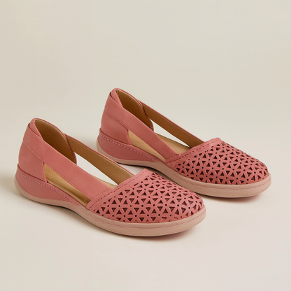 Women's Walking Slip On Flats Breathable Arch Support