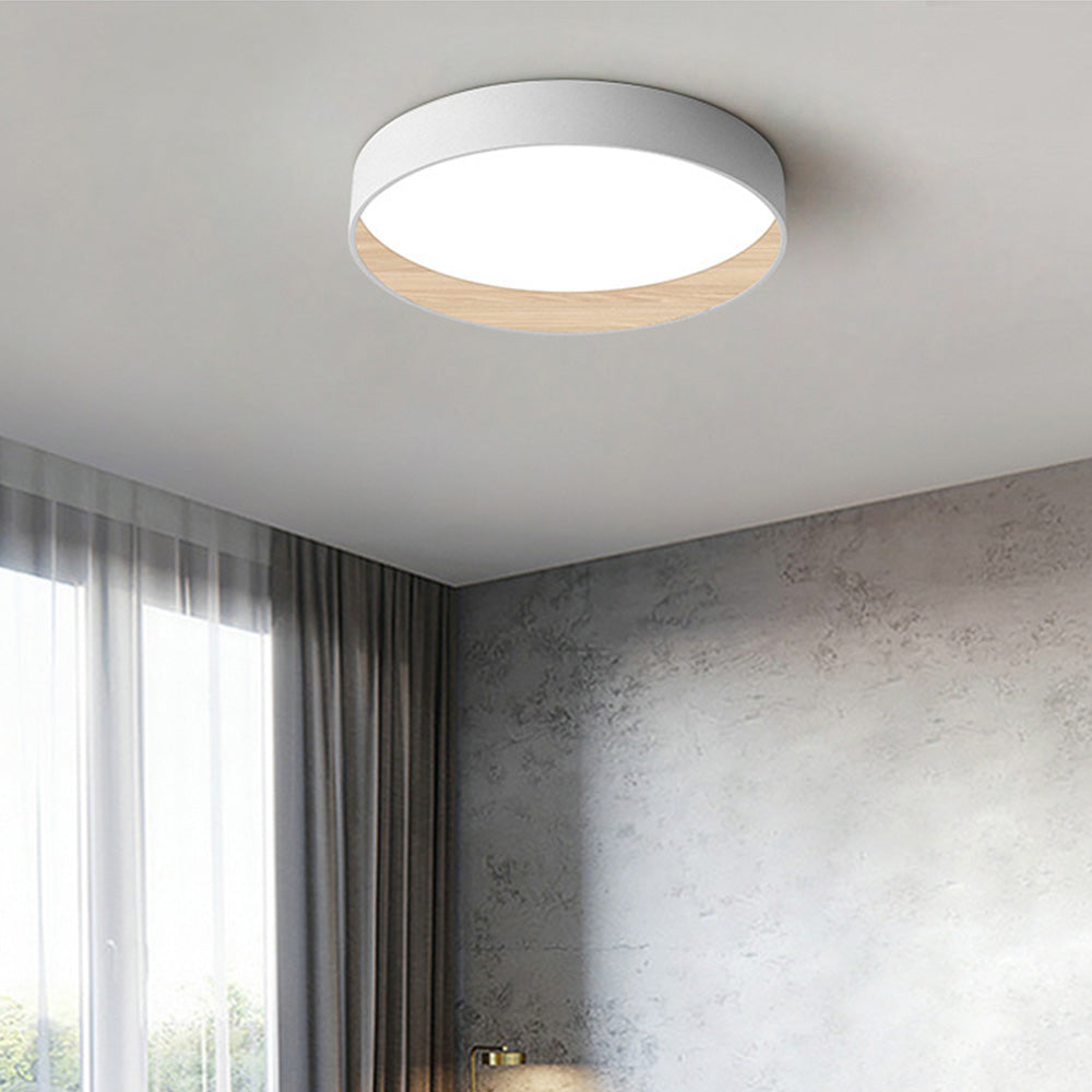 Nordic Inspired Simple Round Ceiling Light Fixture for Modern Home Décor - Elegant Illumination for Any Room