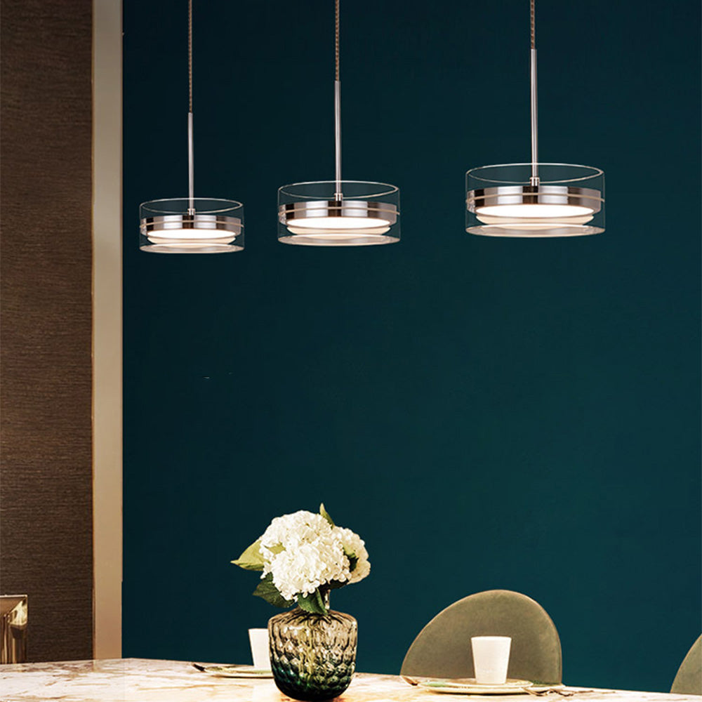 Contemporary Round Pendant Light Fixture - Stylish Modern Hardware for Elegant Home Illumination