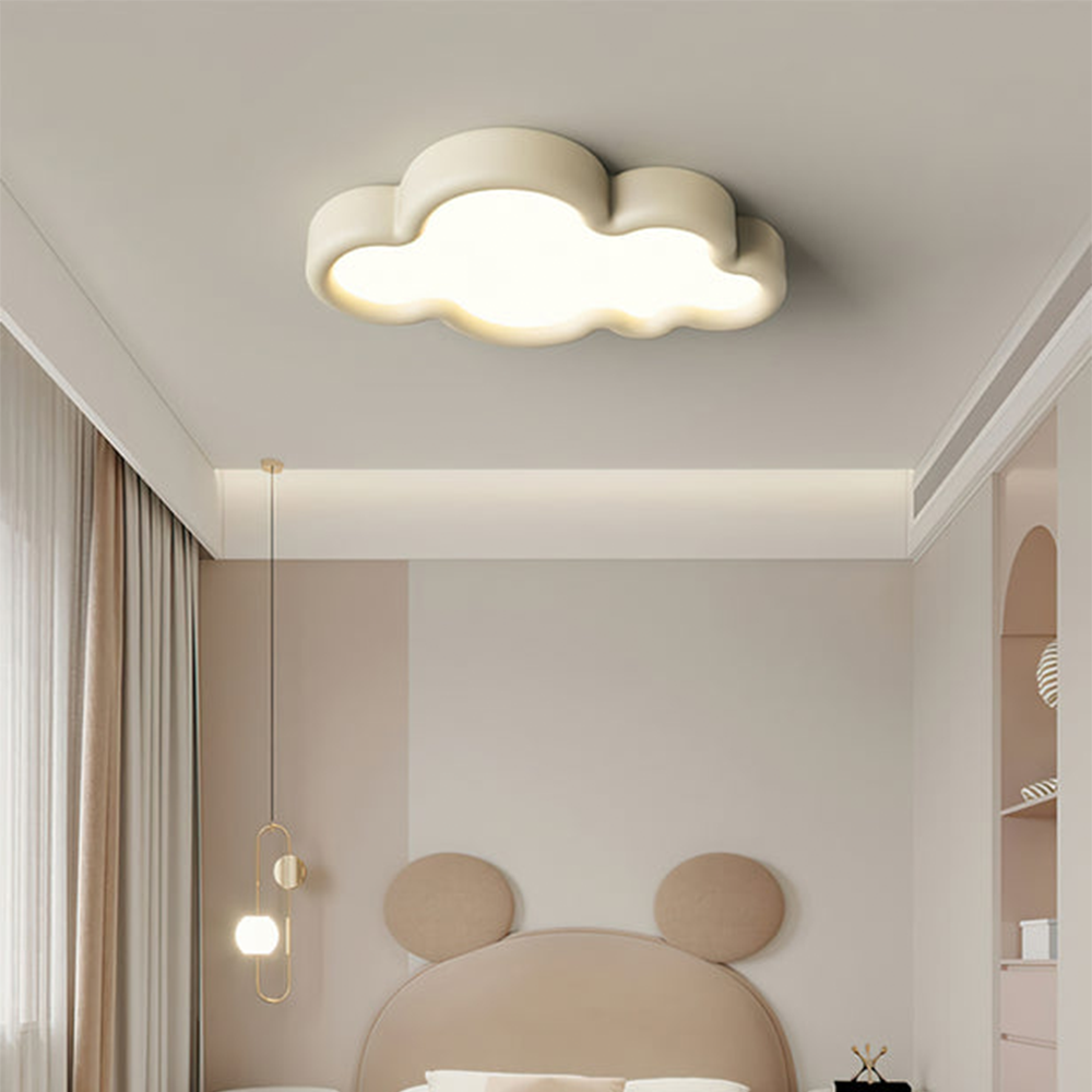 Crown Cloud Contemporary Ceiling Light Fixture for Bedrooms - Stylish Modern Lighting Solution for Home Interiors