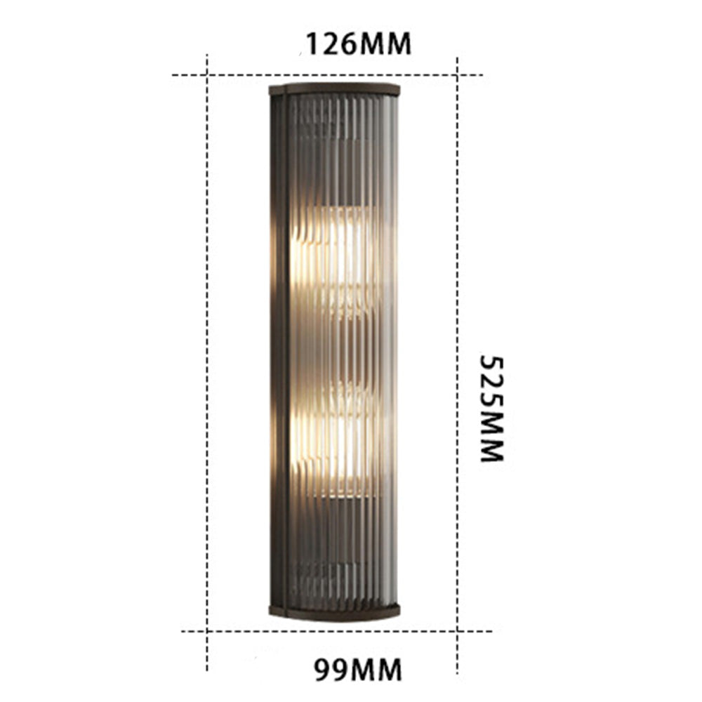 Sleek Grey Contemporary Outdoor Wall Light - Modern Design for Stylish Garden and Patio Illumination