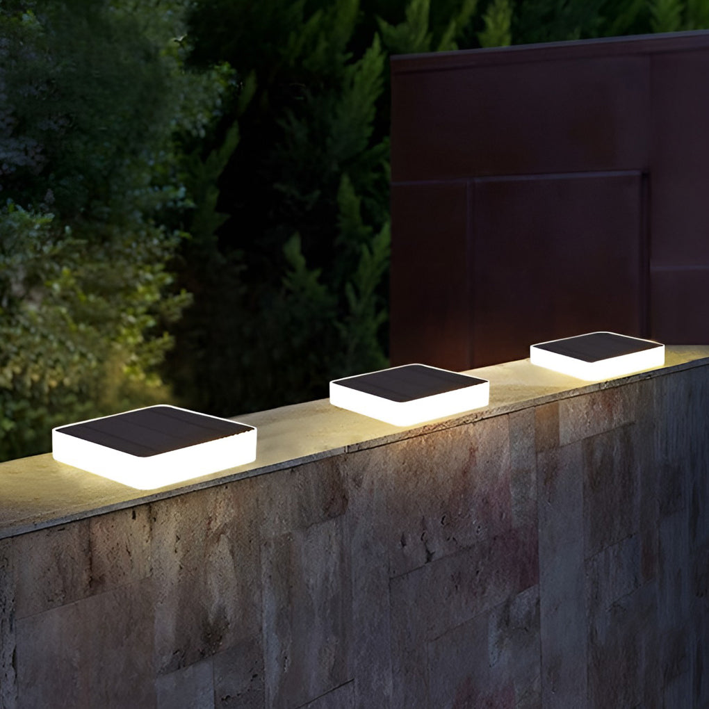 Disques solaires LED pour sol de jardin