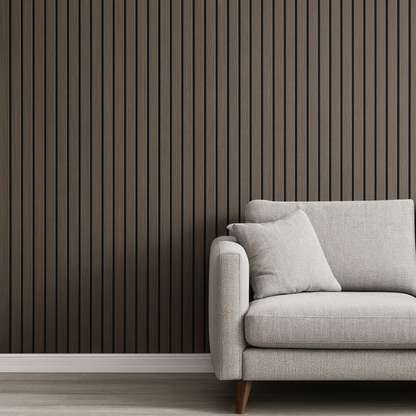 Autocollant mural 3D aspect bois panneau PVC auto-adhésif étanche