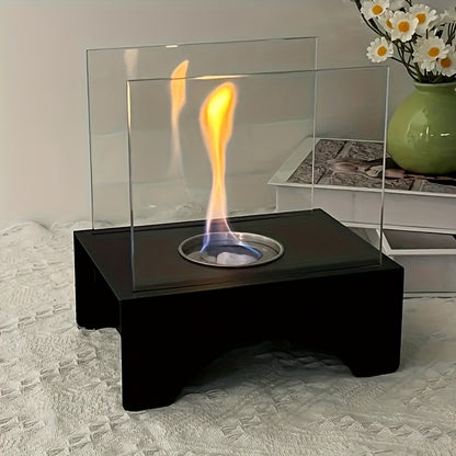 Tisch-Bioethanol-Kamin mit echter Flamme