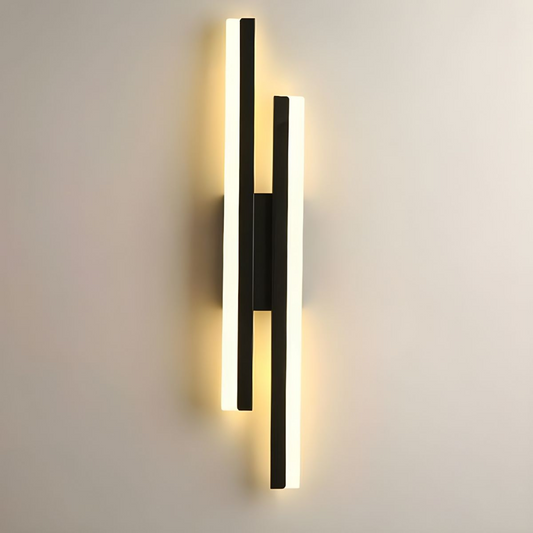 Aplique de pared LED de metal acrílico, accesorio de iluminación