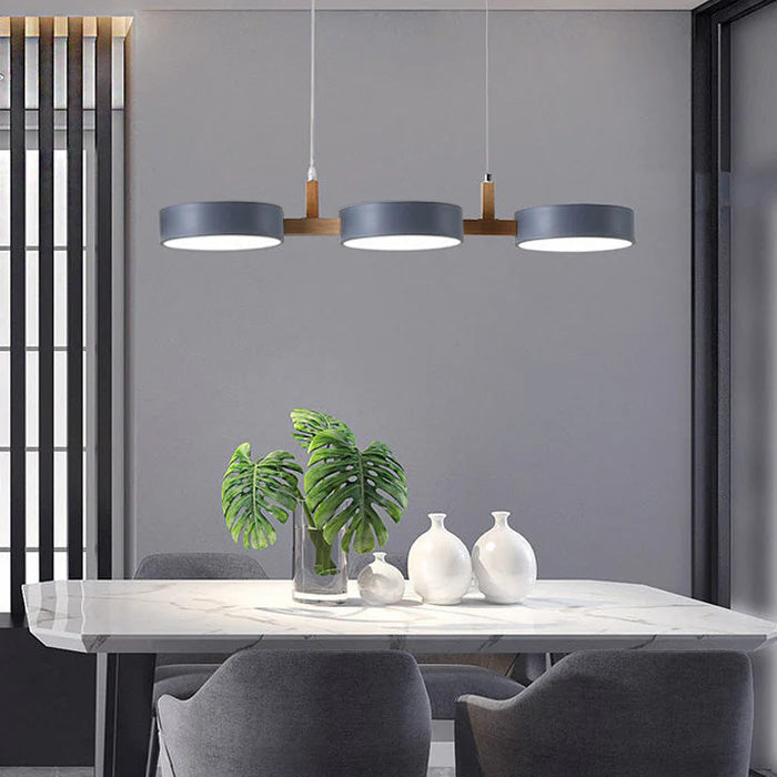 Contemporary Nordic Pendant Light - Multi Light Metal Cylinder Design for Stylish Home Interiors and Modern Spaces