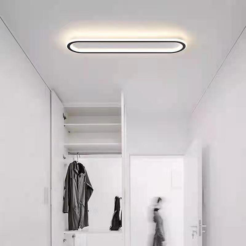 Sleek Minimalist Art Deco LED Ceiling Light Fixture for Modern Interiors – Stylish Illumination for Your Home Decor