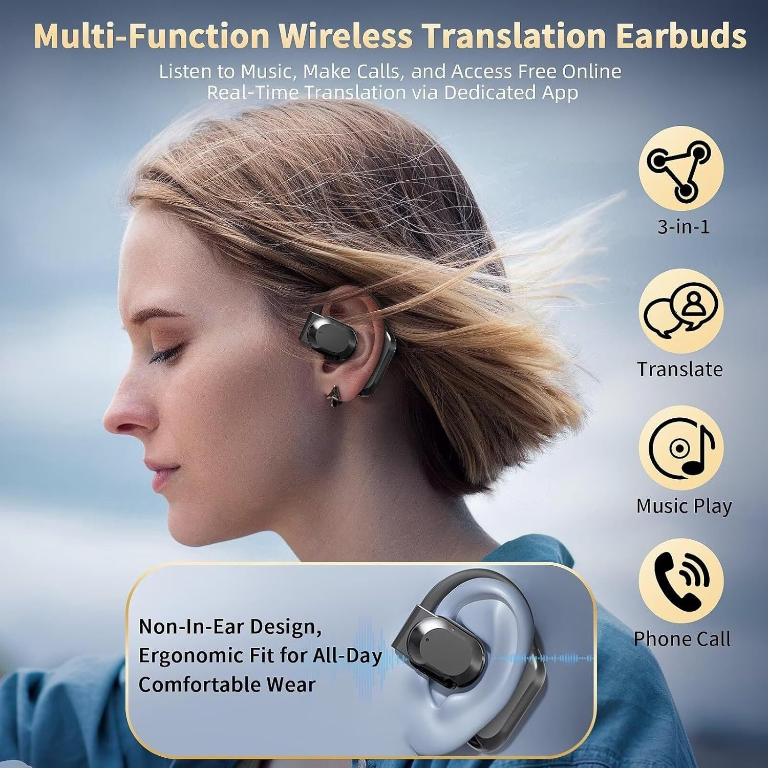 AI Translating Earbuds Real Time Language