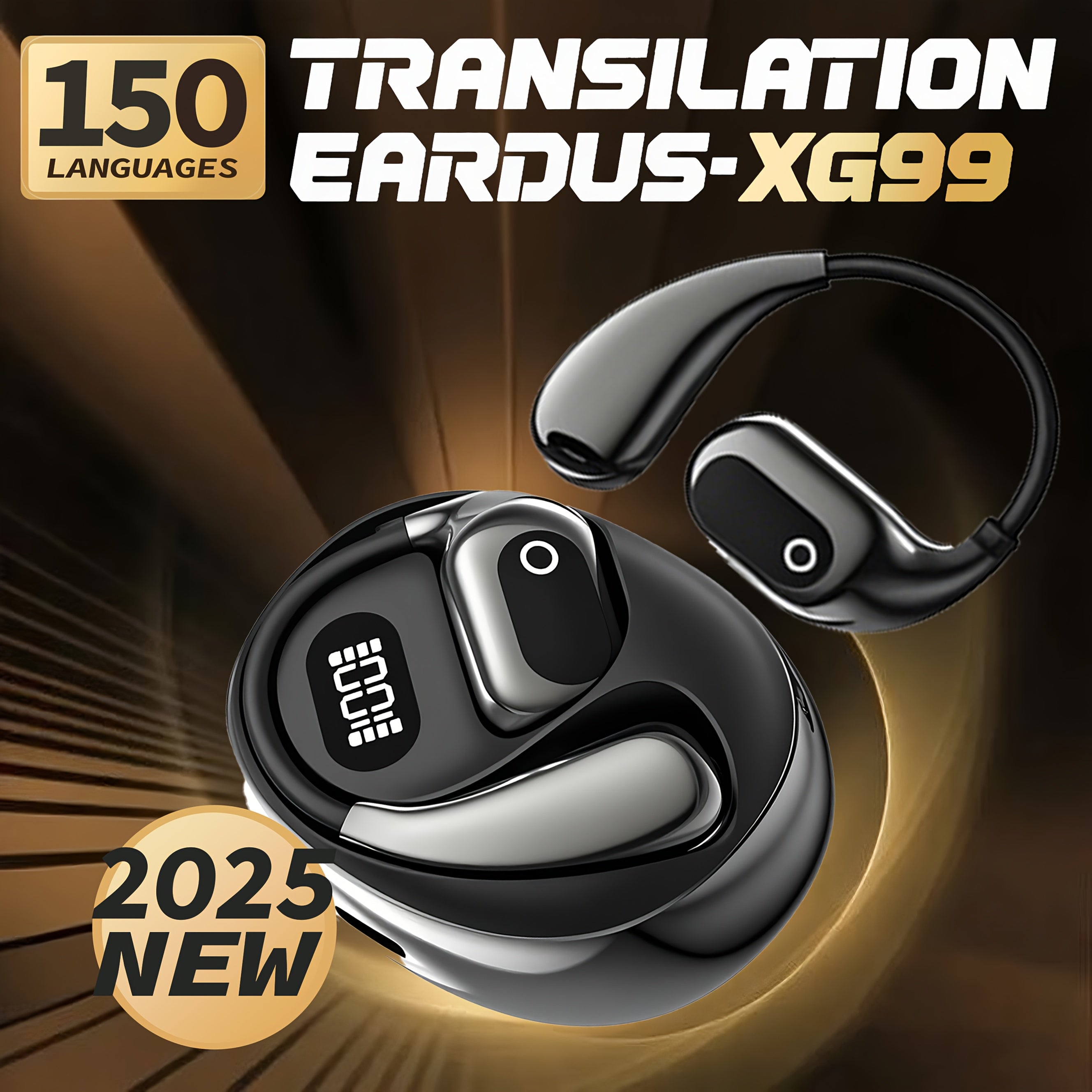 AI Translating Earbuds Real Time Wireless