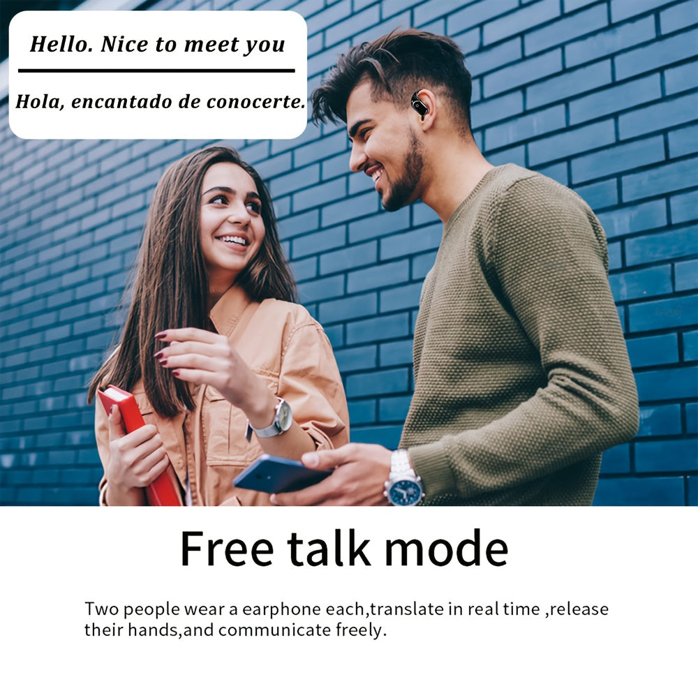 AI Translating Earbuds Real Time Wireless