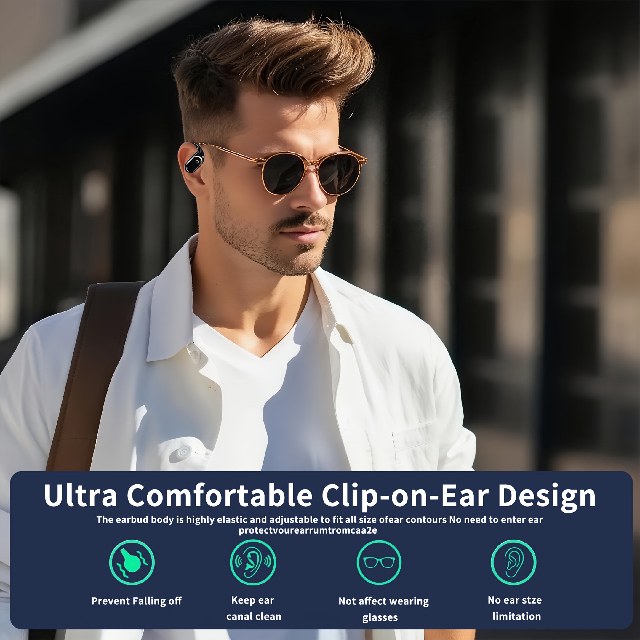 AI Translating Earbuds Real Time Wireless