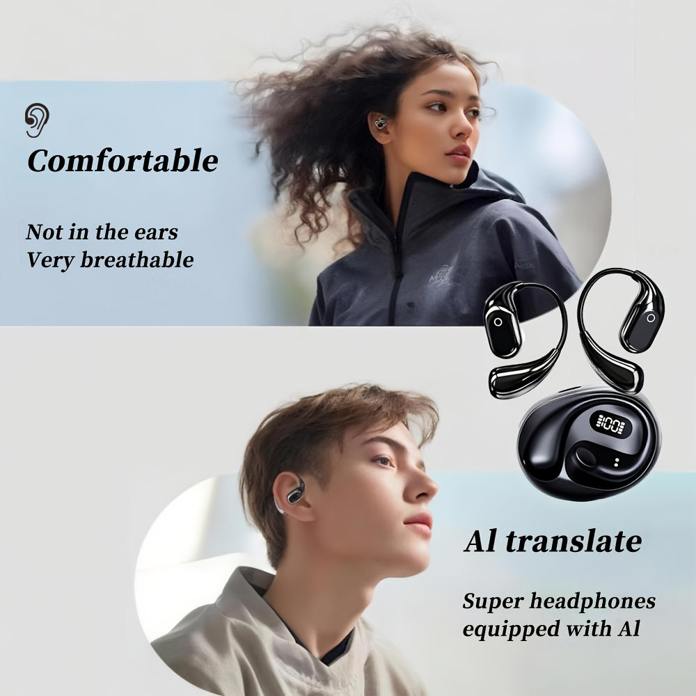 AI Translating Earbuds Real Time Wireless