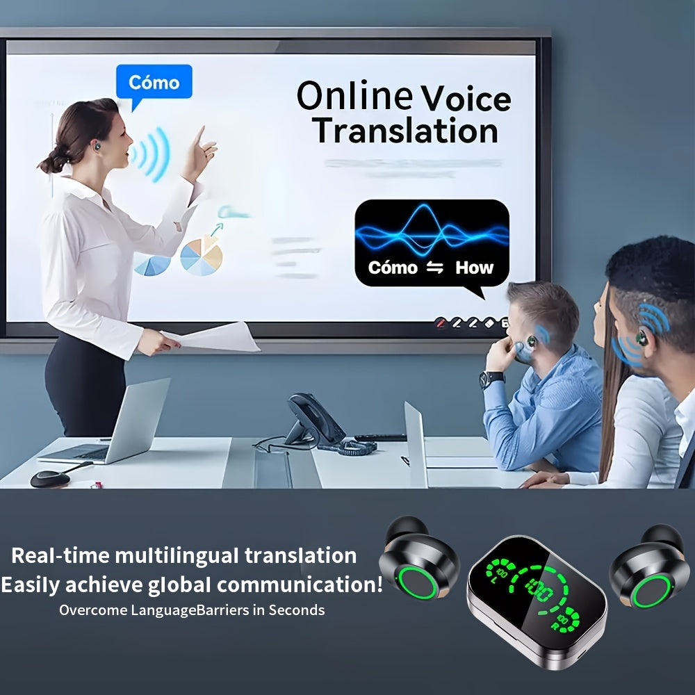 AI Translating Earbuds Wireless Language Headset