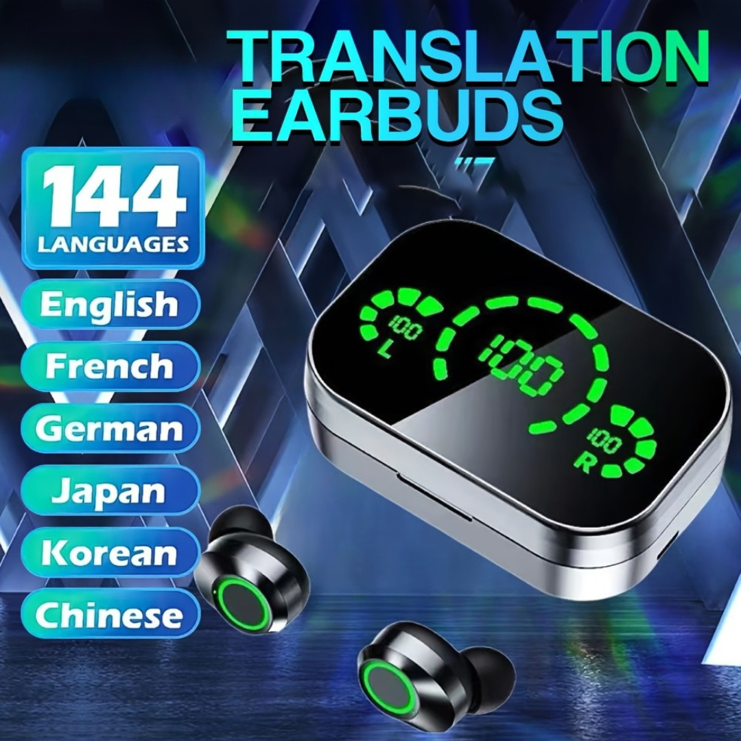 AI Translating Earbuds Wireless Language Headset