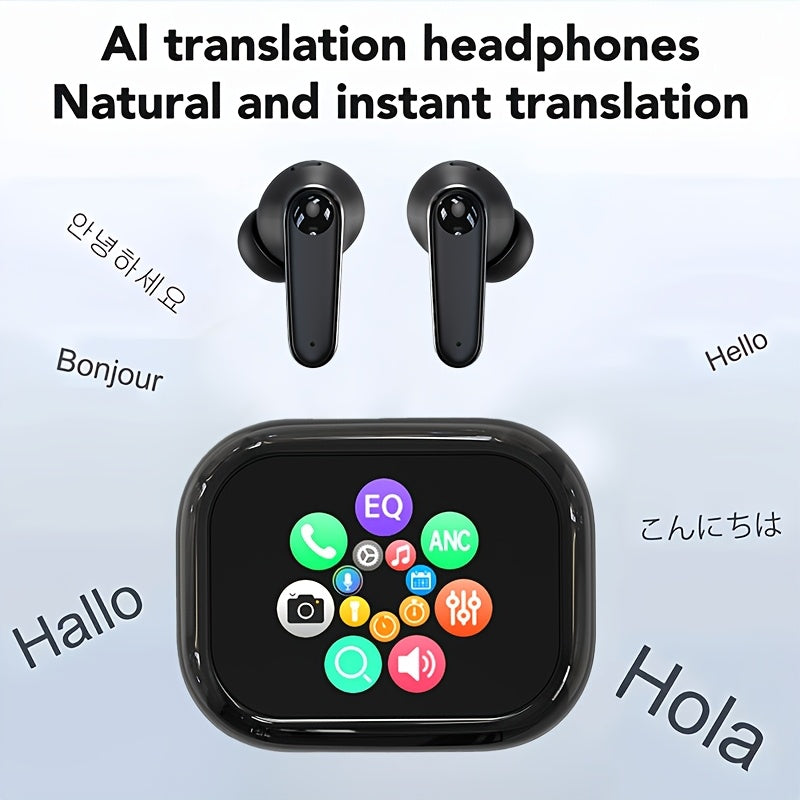 Auriculares inalámbricos con control táctil y traducción AI