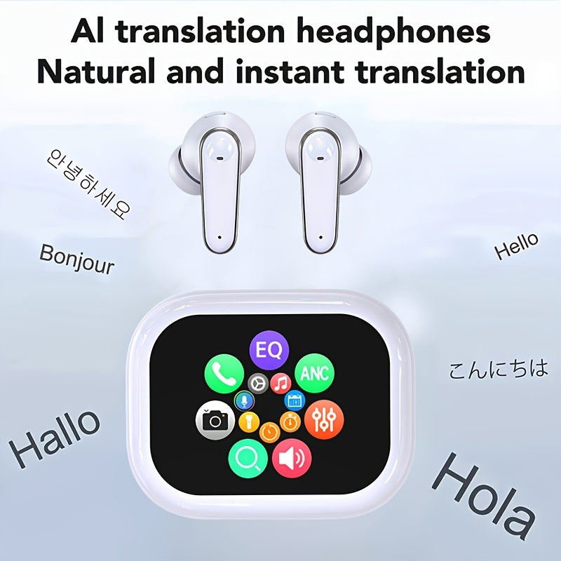 Auriculares inalámbricos con control táctil y traducción AI
