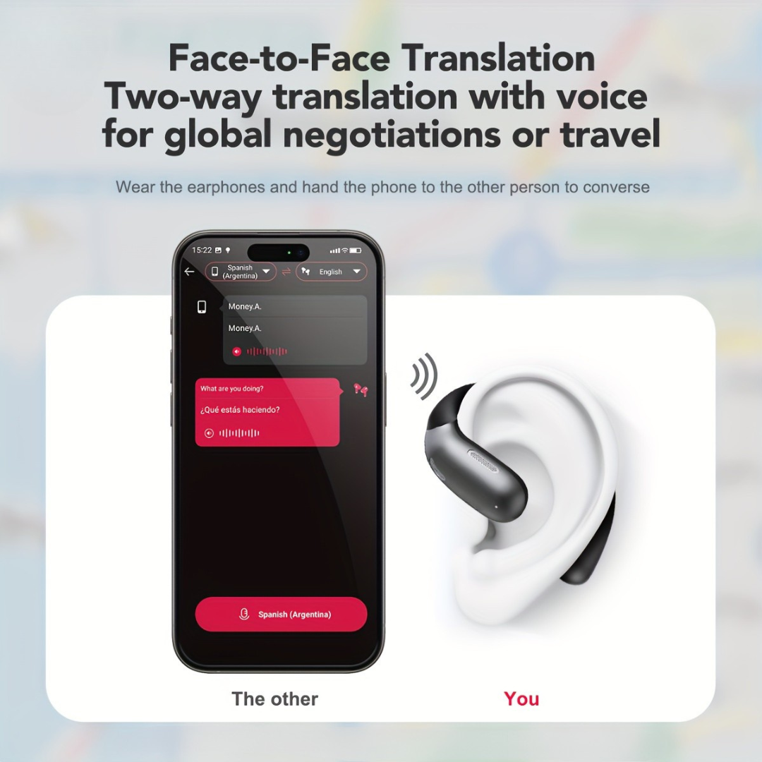 AI Translating Smart Wireless Earbuds
