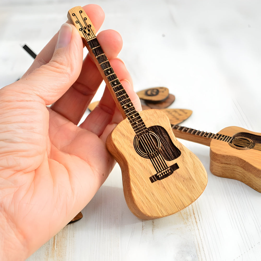 Acoustic Guitar Pick Storage Box