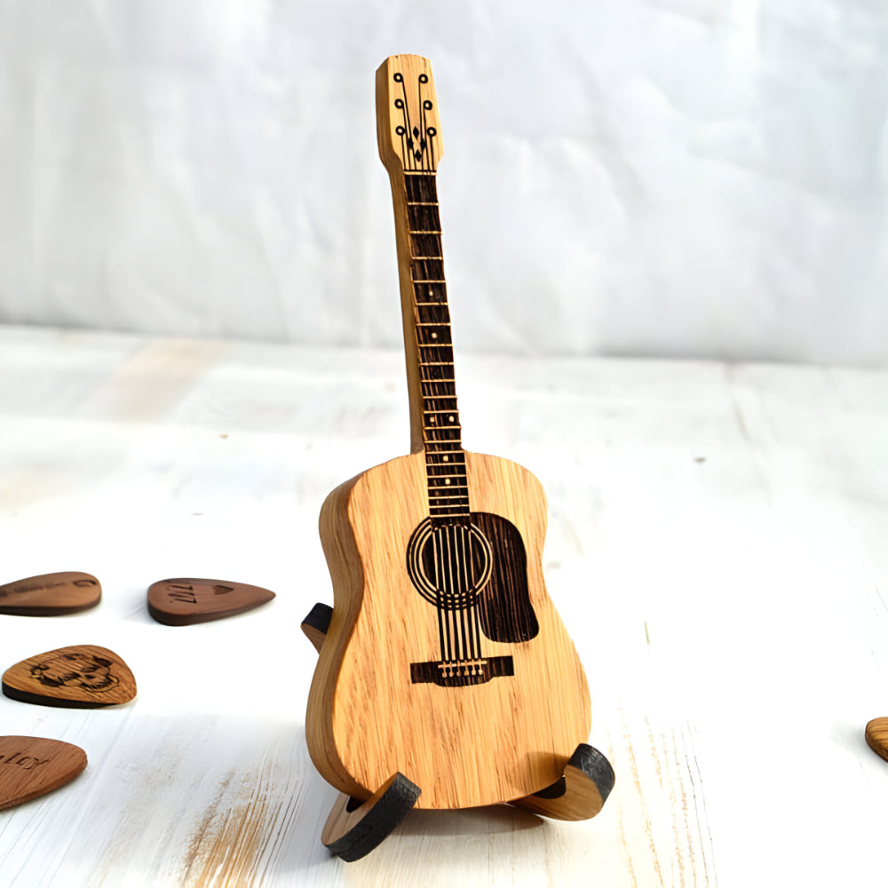 Acoustic Guitar Pick Storage Box