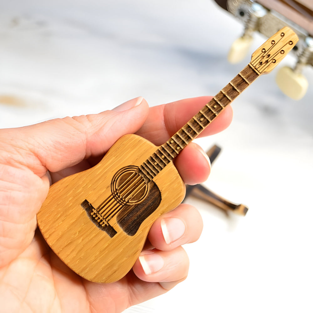 Acoustic Guitar Pick Storage Box