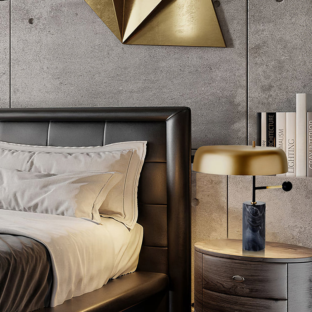 Sleek Modern Tall Black Table Lamp - Stylish Beside Lamp for Contemporary Home Décor and Ambient Lighting Solutions