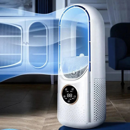 Aire acondicionado portátil sin aspas, enfriador silencioso y eficiente en energía