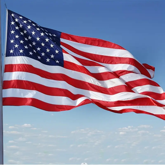 American Flag Outdoor Heavy Duty Polyester Embroidered Stars