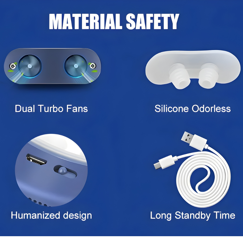 Ładowalne urządzenie do nosa przeciw chrapaniu