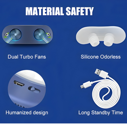Ładowalne urządzenie do nosa przeciw chrapaniu
