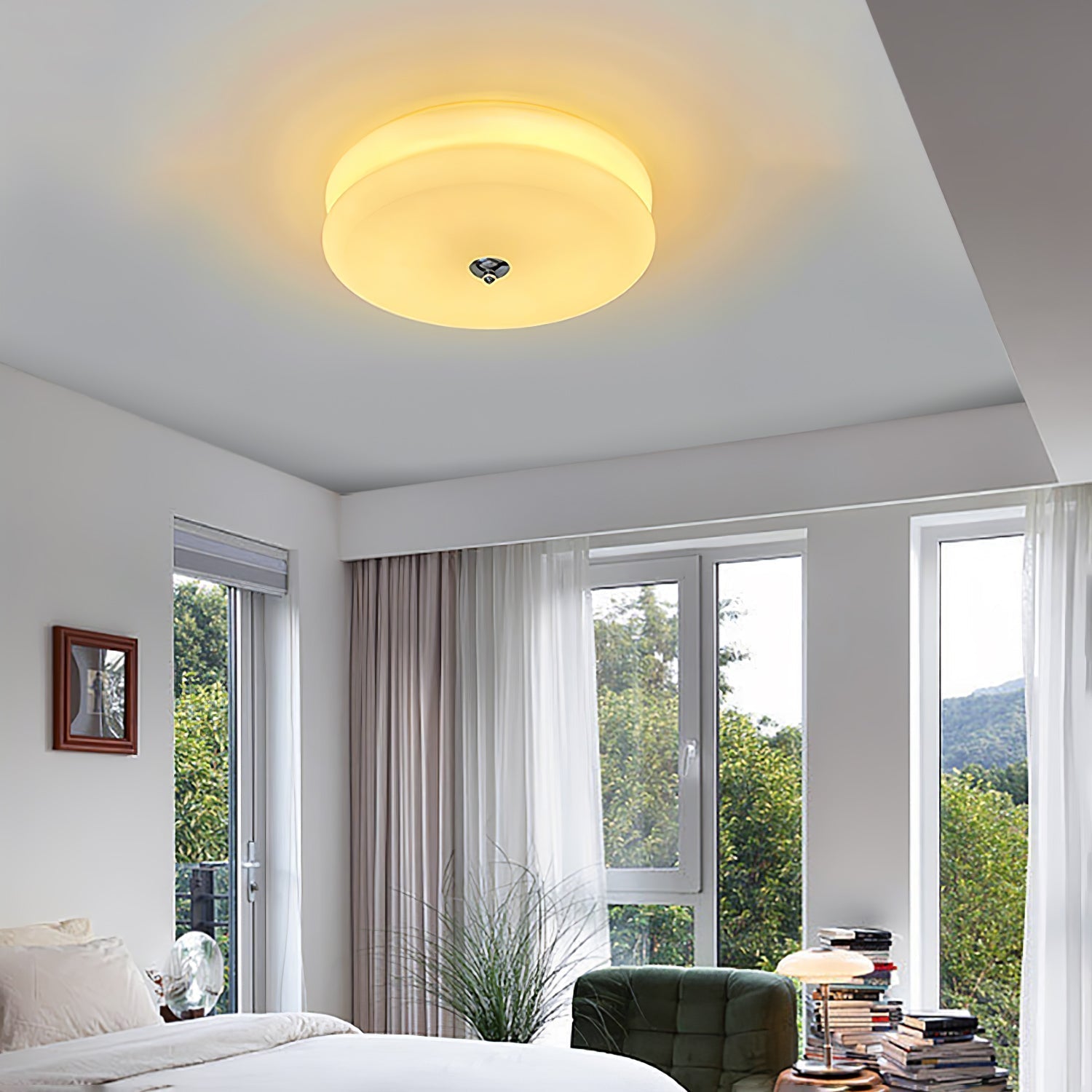 Lampada da soffitto LED a plafone moderna vintage