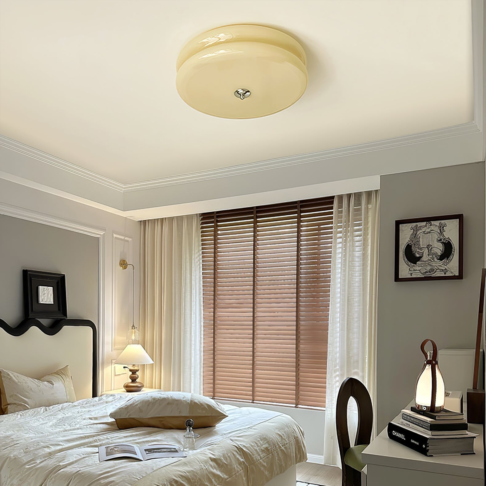 Lampada da soffitto LED a plafone moderna vintage
