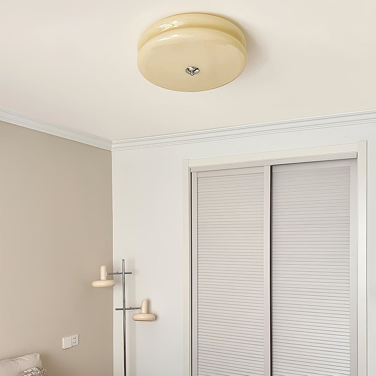 Plafonnier LED à montage affleurant moderne vintage