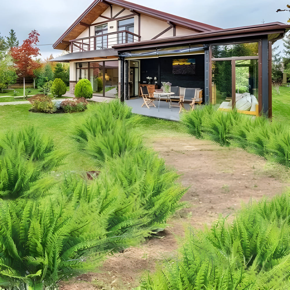 Planta decorativa artificial de helecho de Boston para el hogar