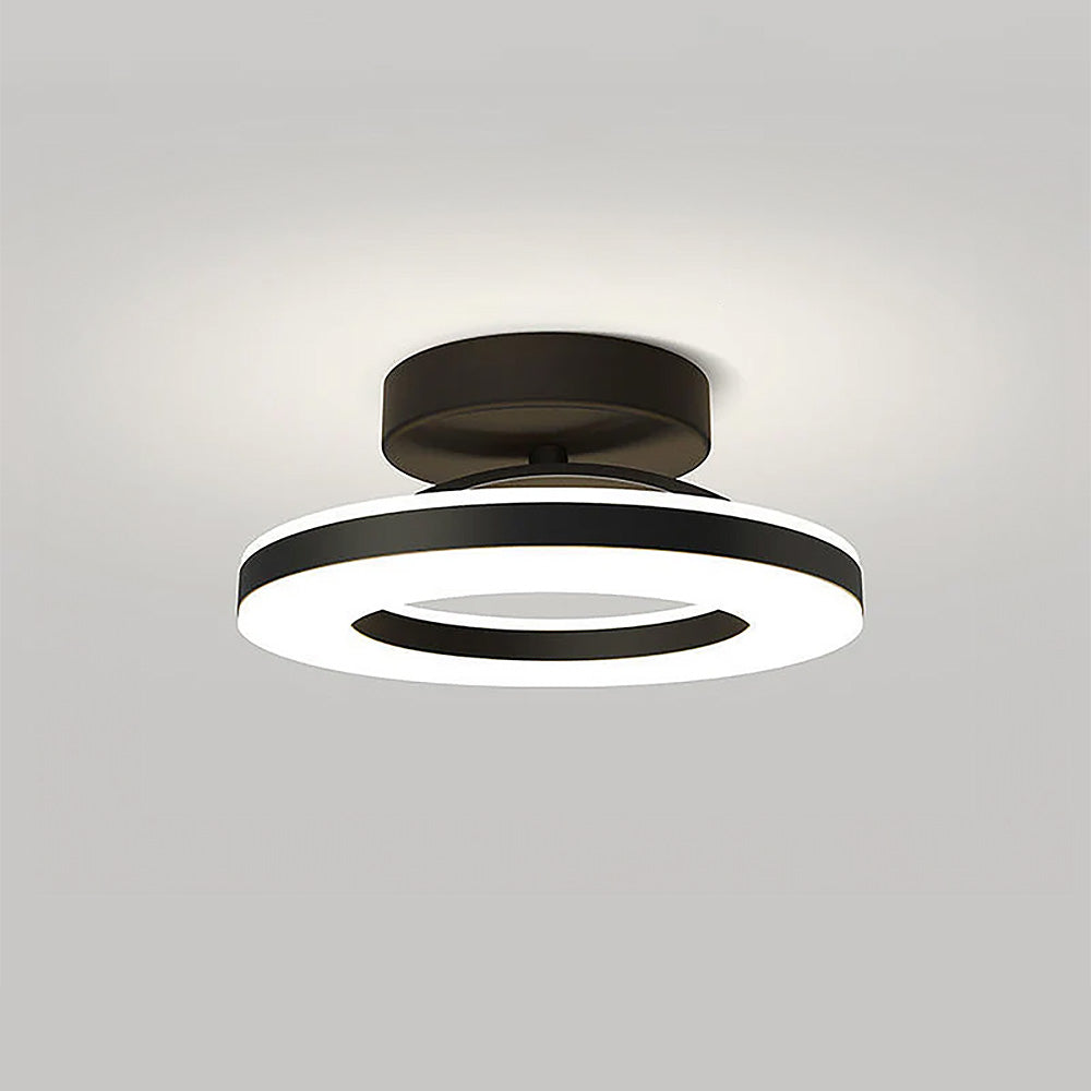 Contemporary Iron LED Ceiling Light for Hallways - Stylish Modern Illumination for Your Home Entrance and Corridors