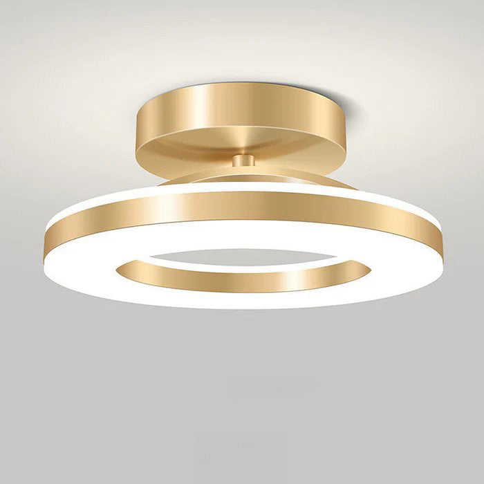 Contemporary Iron LED Ceiling Light for Hallways - Stylish Modern Illumination for Your Home Entrance and Corridors