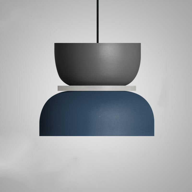 Lampada a sospensione moderna in metallo dal design colorato