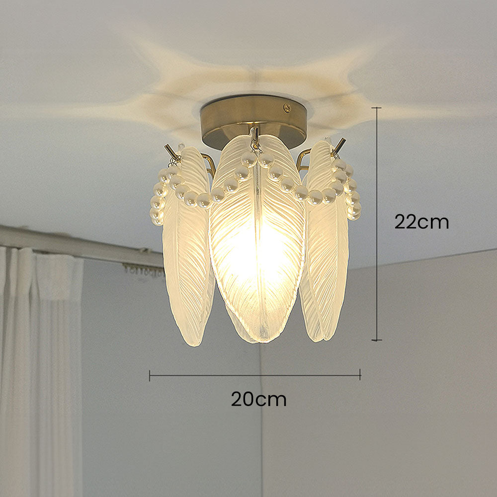 Sophisticated Glass Ceiling Light Fixture for Living Room Elegance and Style - Perfect Illumination for Your Home Decor