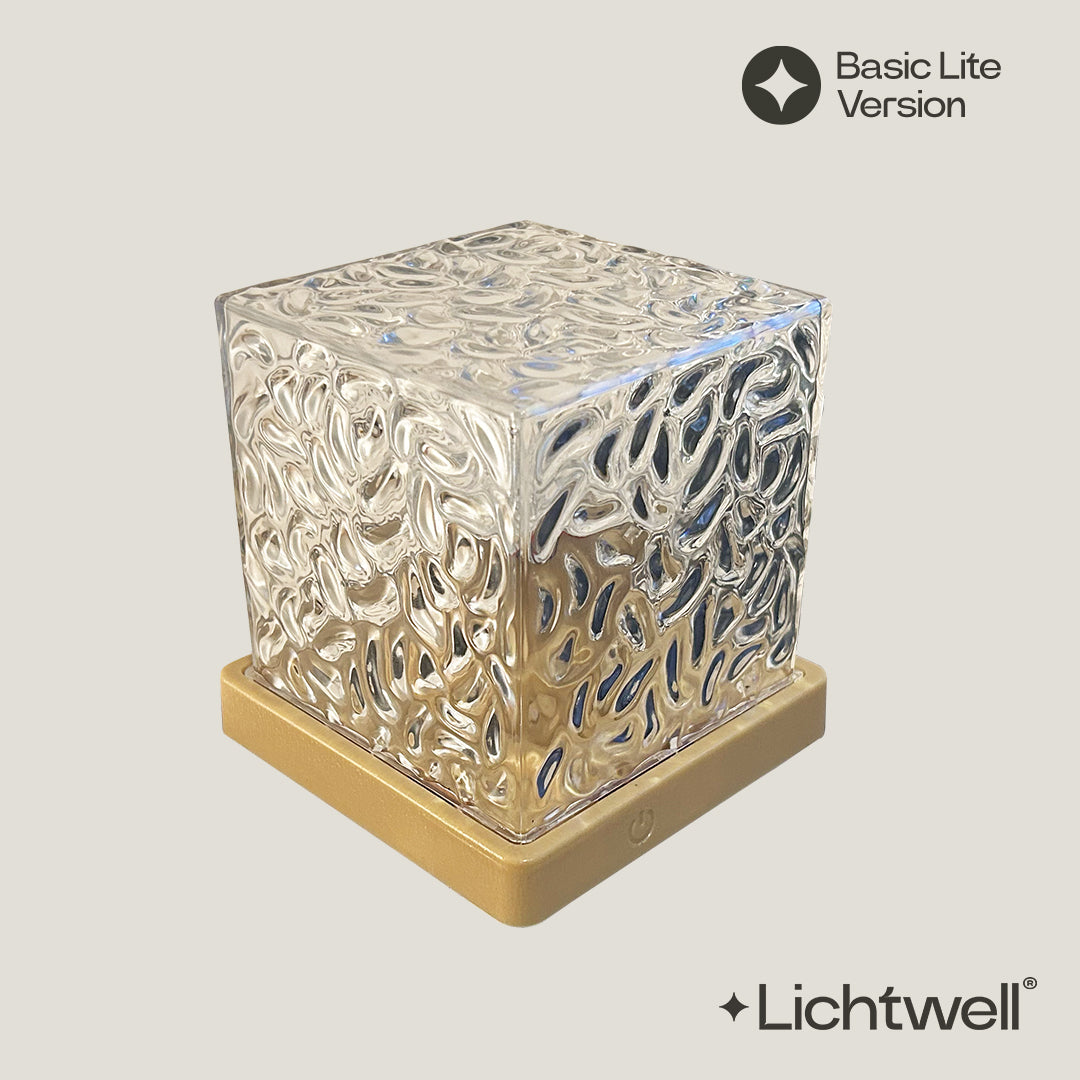 LED Table Lamp with Water Wave Effect