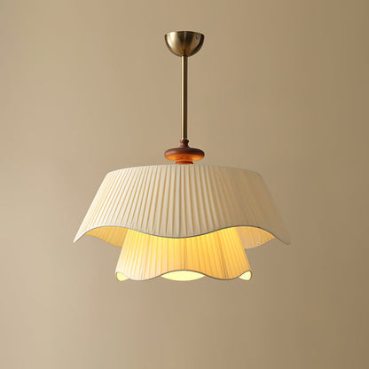 Pendant Light Vintage Fabric Ceiling Fixture