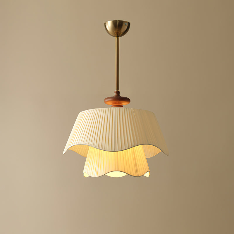 Pendant Light Vintage Fabric Ceiling Fixture