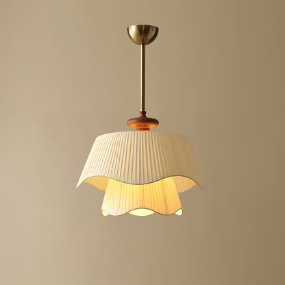 Pendant Light Vintage Fabric Ceiling Fixture
