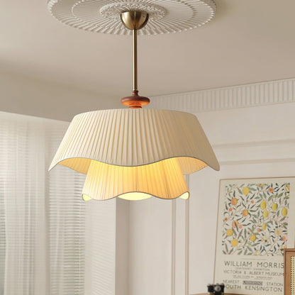 Pendant Light Vintage Fabric Ceiling Fixture