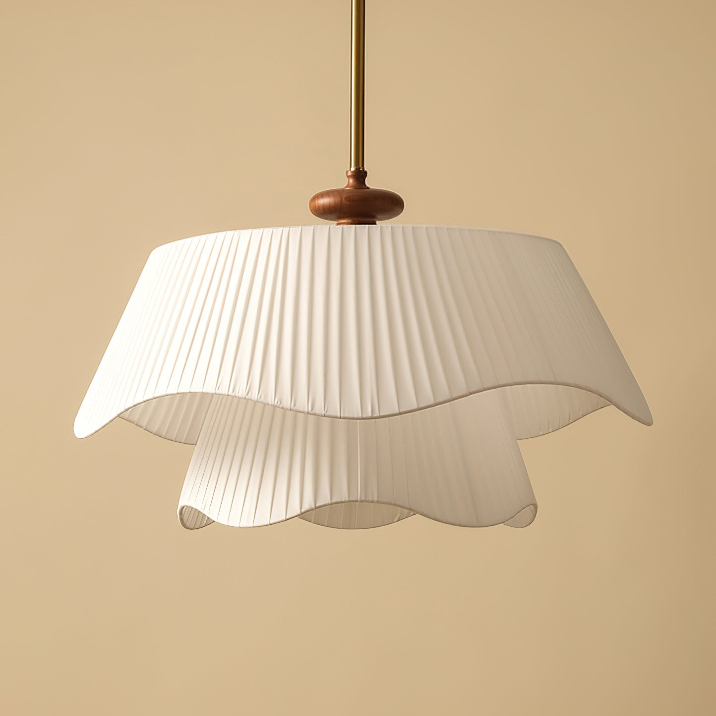 Pendant Light Vintage Fabric Ceiling Fixture