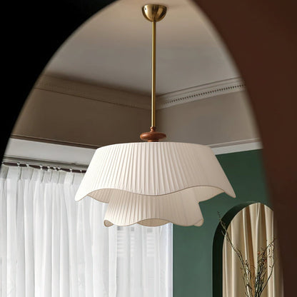 Pendant Light Vintage Fabric Ceiling Fixture