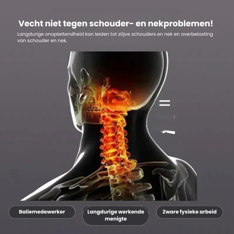 Orthopädisches Nackenstützkissen aus Memory-Schaum