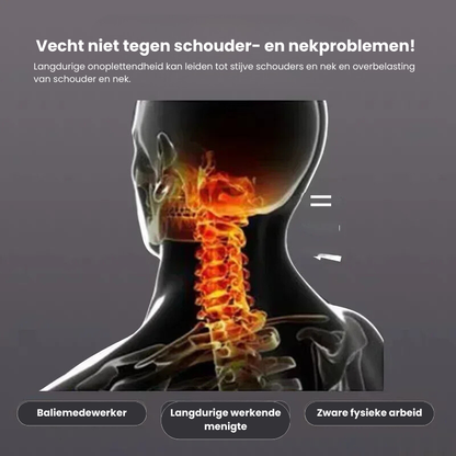 Orthopädisches Nackenstützkissen aus Memory-Schaum