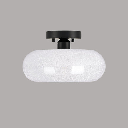 Ceiling Light Glass Modern Semi Flush Fixture