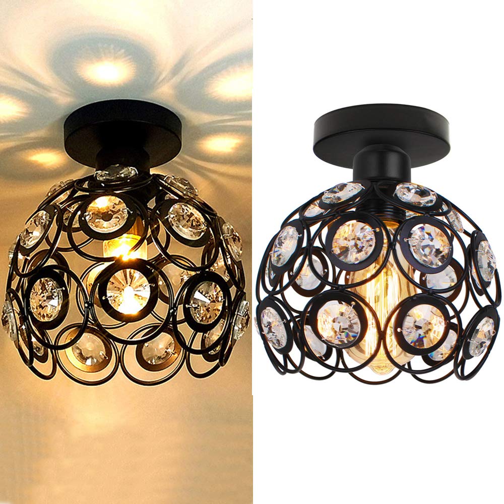 Elegant Art Gold Creative Glass Ceiling Light for Hallway - Stylish Illumination for Your Home Décor